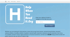 Desktop Screenshot of helpwhenyouneedit.org